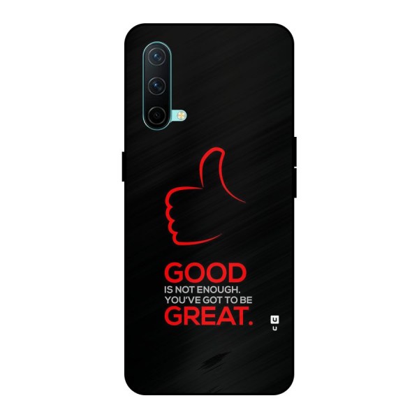 Good Great Metal Back Case for OnePlus Nord CE 5G