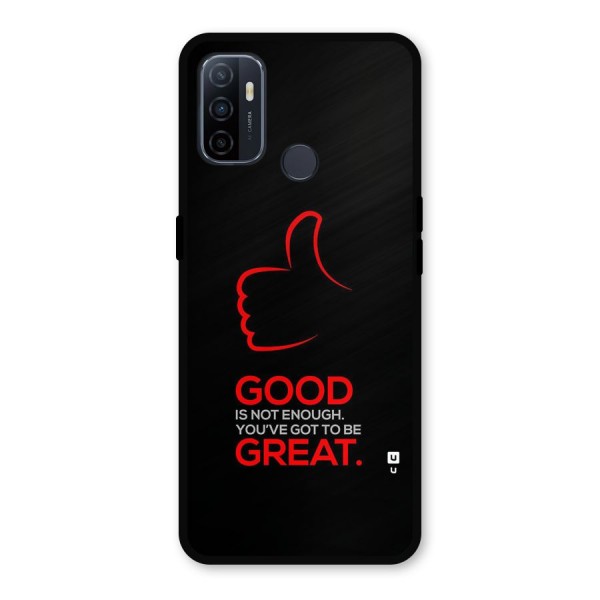 Good Great Metal Back Case for Oppo A53