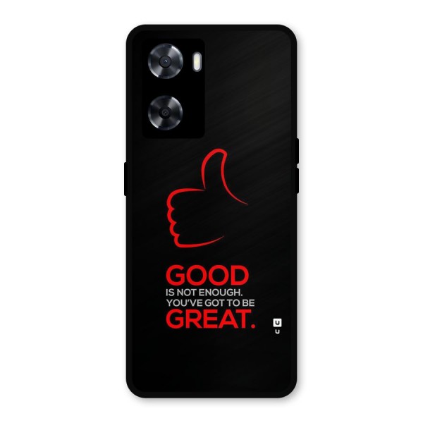 Good Great Metal Back Case for Oppo A57 2022