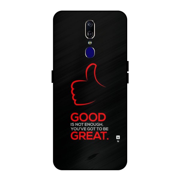 Good Great Metal Back Case for Oppo F11