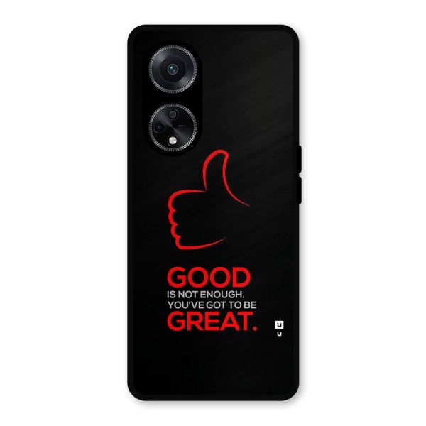 Good Great Metal Back Case for Oppo F23
