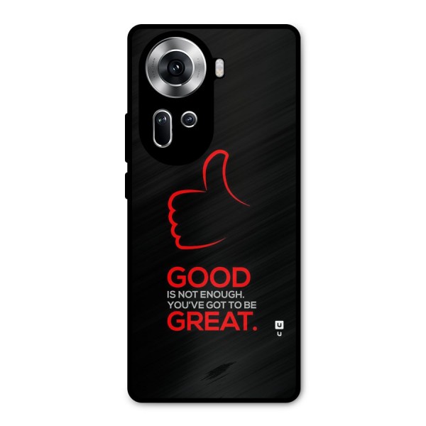 Good Great Metal Back Case for Oppo Reno11 5G