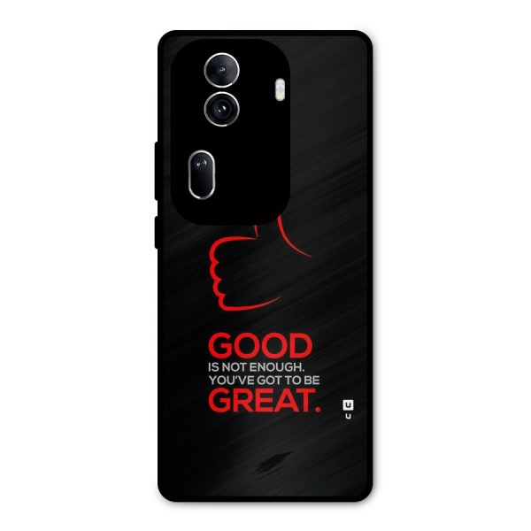 Good Great Metal Back Case for Oppo Reno11 Pro 5G