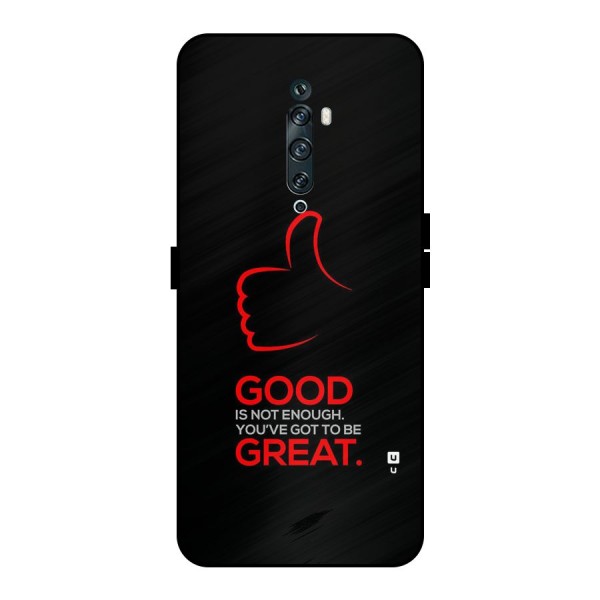 Good Great Metal Back Case for Oppo Reno2 F