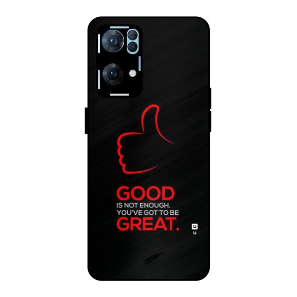 Good Great Metal Back Case for Oppo Reno7 Pro 5G