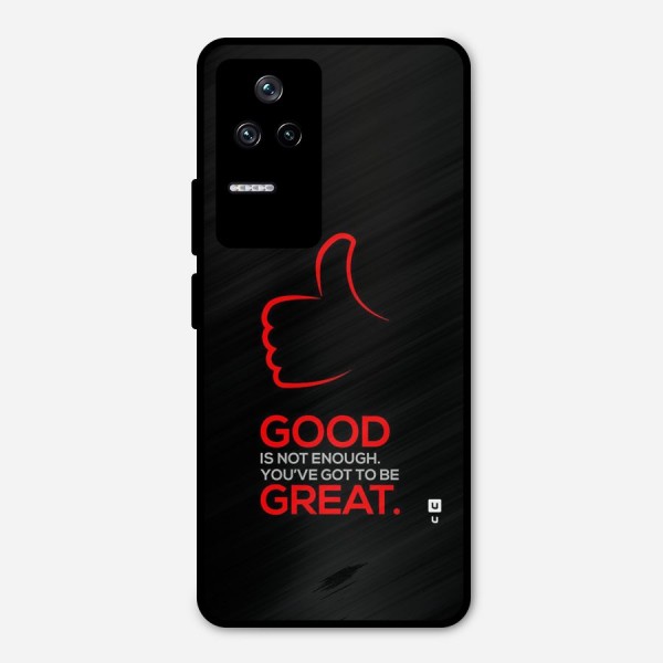 Good Great Metal Back Case for Poco F4 5G