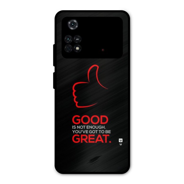 Good Great Metal Back Case for Poco M4 Pro 4G