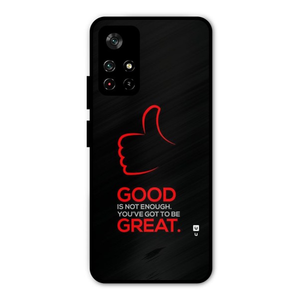 Good Great Metal Back Case for Poco M4 Pro 5G