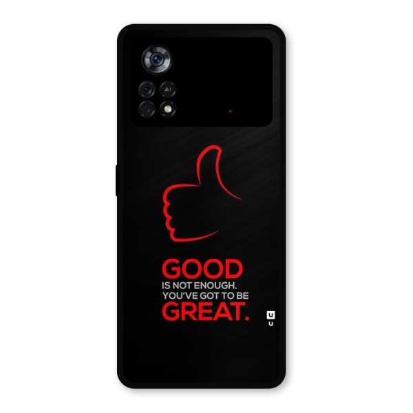 Good Great Metal Back Case for Poco X4 Pro 5G