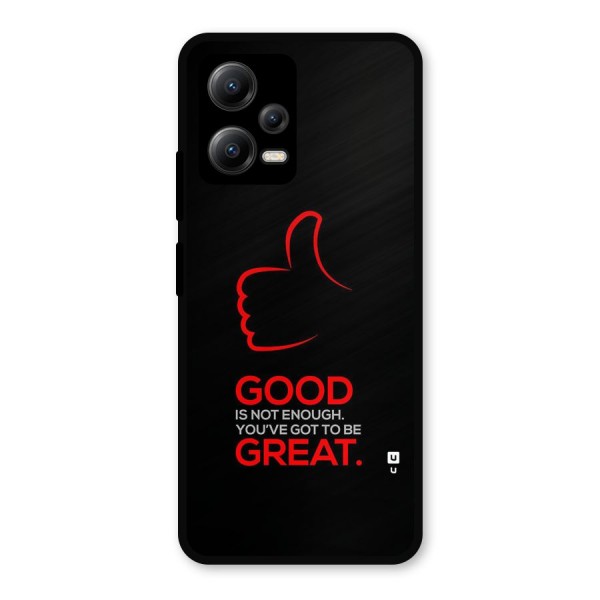Good Great Metal Back Case for Poco X5