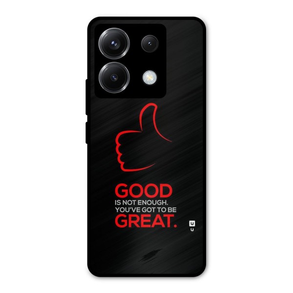 Good Great Metal Back Case for Poco X6