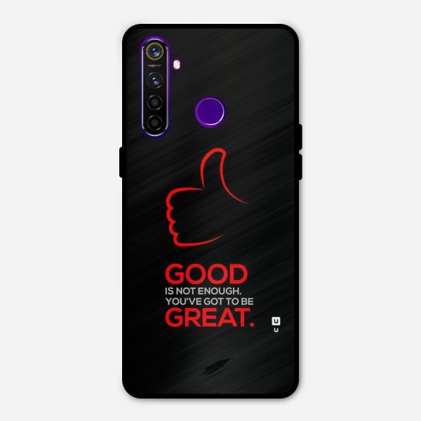Good Great Metal Back Case for Realme 5 Pro