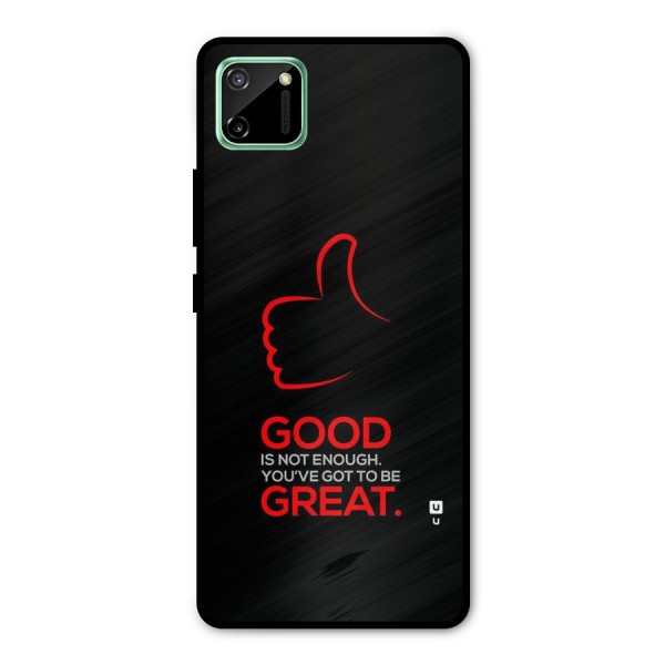 Good Great Metal Back Case for Realme C11