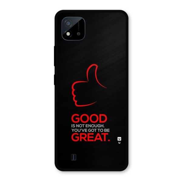 Good Great Metal Back Case for Realme C11 2021