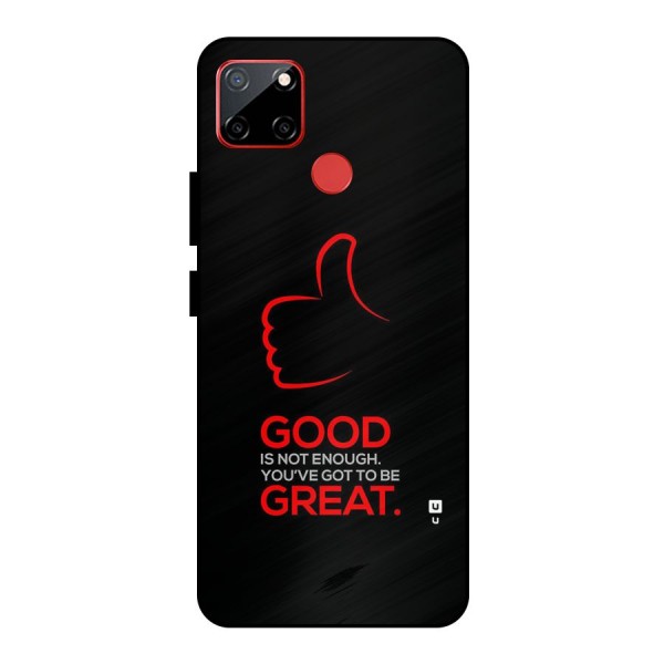 Good Great Metal Back Case for Realme C12