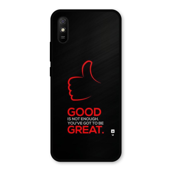 Good Great Metal Back Case for Redmi 9a