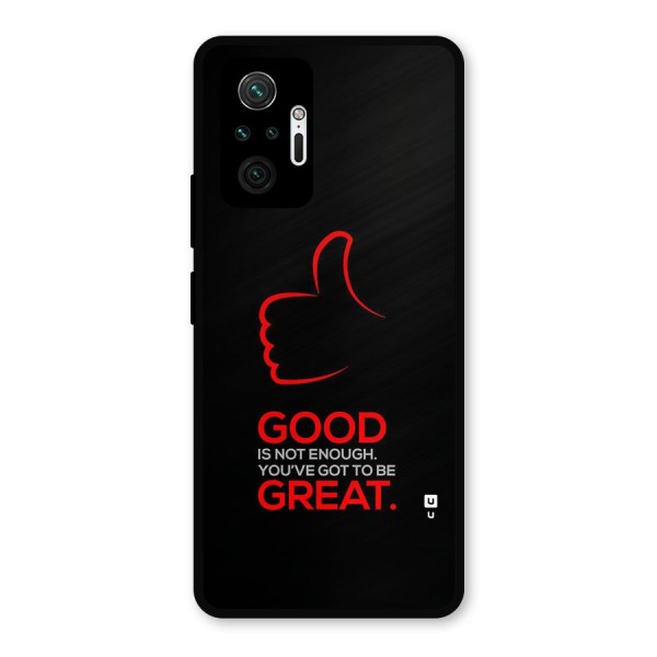 Good Great Metal Back Case for Redmi Note 10 Pro