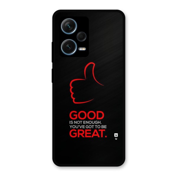 Good Great Metal Back Case for Redmi Note 12 Pro Plus 5G