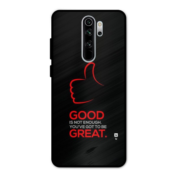 Good Great Metal Back Case for Redmi Note 8 Pro