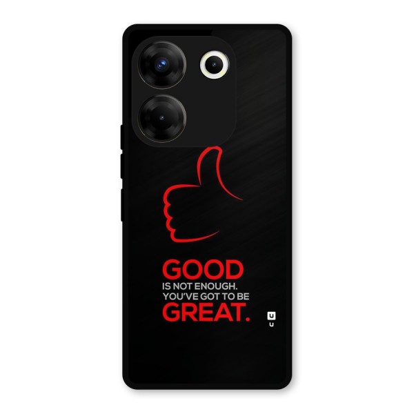 Good Great Metal Back Case for Tecno Camon 20 Pro