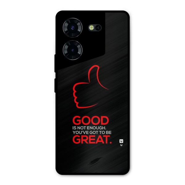 Good Great Metal Back Case for Tecno Pova 5 Pro 5G