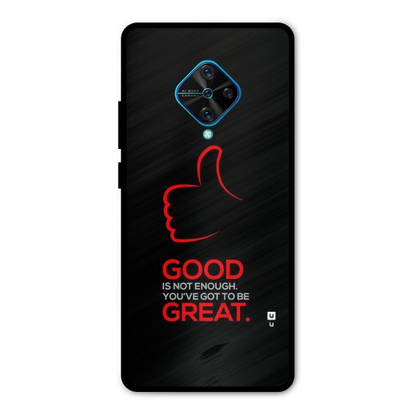 Good Great Metal Back Case for Vivo S1 Pro