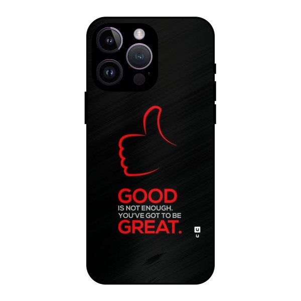 Good Great Metal Back Case for iPhone 14 Pro Max