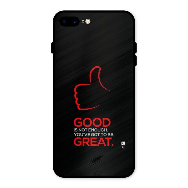 Good Great Metal Back Case for iPhone 8 Plus