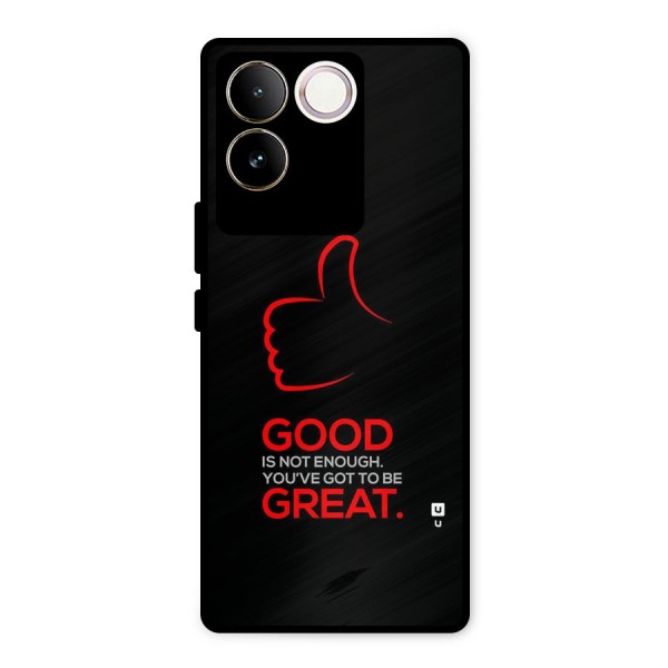 Good Great Metal Back Case for iQOO Z7 Pro