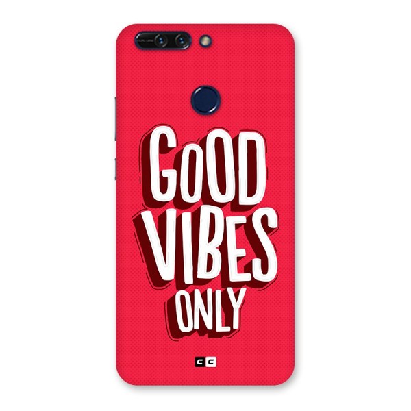 Good Vibes Only Pop Art Back Case for Honor 8 Pro