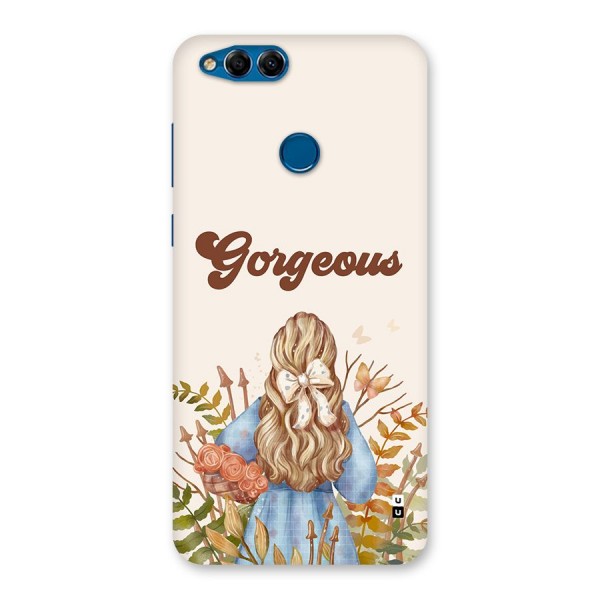 Gorgeous Girl Back Case for Honor 7X