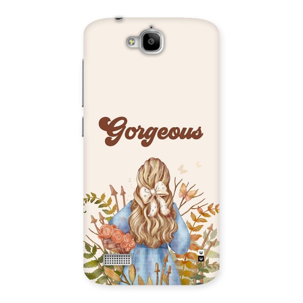 Gorgeous Girl Back Case for Honor Holly