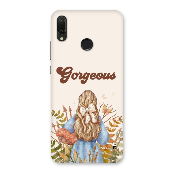 Gorgeous Girl Back Case for Huawei Y9 (2019)