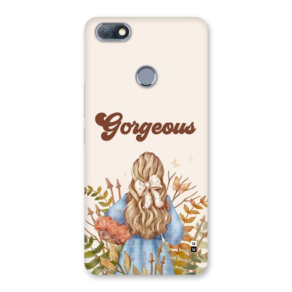 Gorgeous Girl Back Case for Infinix Note 5