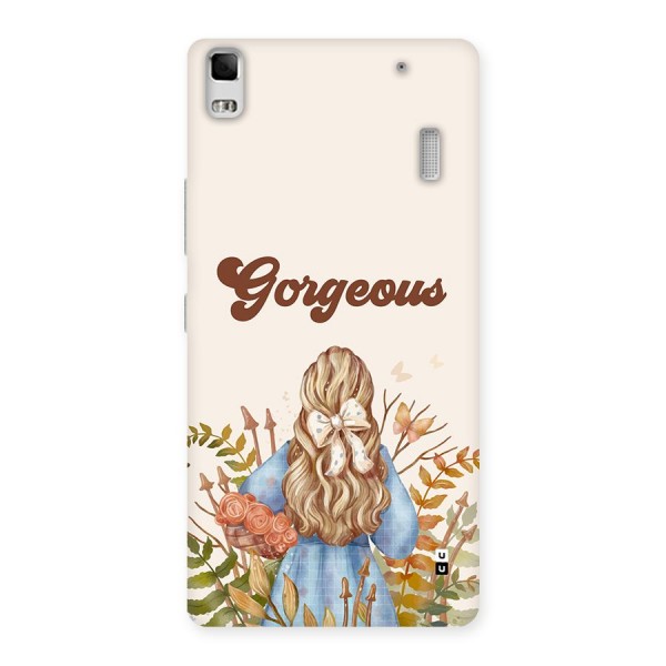 Gorgeous Girl Back Case for Lenovo K3 Note