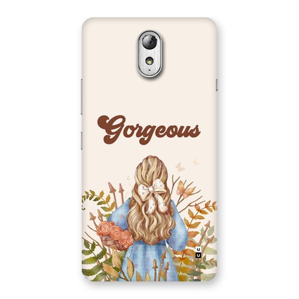 Gorgeous Girl Back Case for Lenovo Vibe P1M