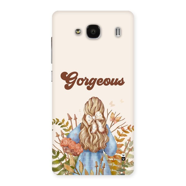 Gorgeous Girl Back Case for Redmi 2s