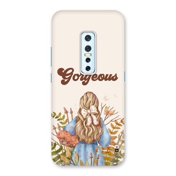 Gorgeous Girl Back Case for Vivo V17 Pro