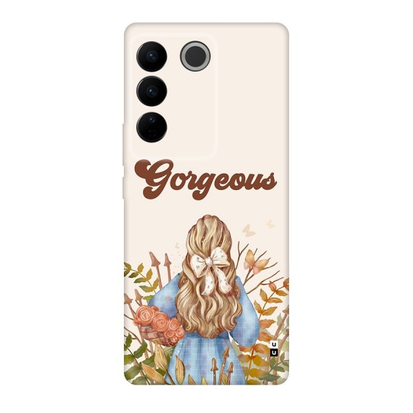 Gorgeous Girl Back Case for Vivo V27