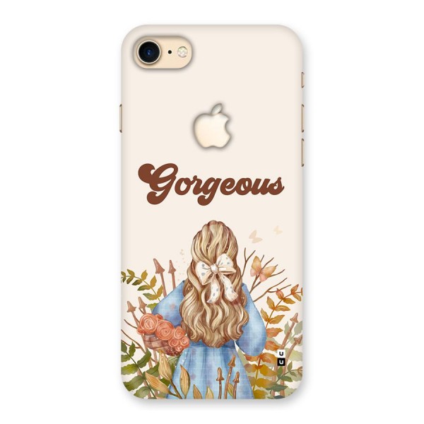 Gorgeous Girl Back Case for iPhone 7 Apple Cut