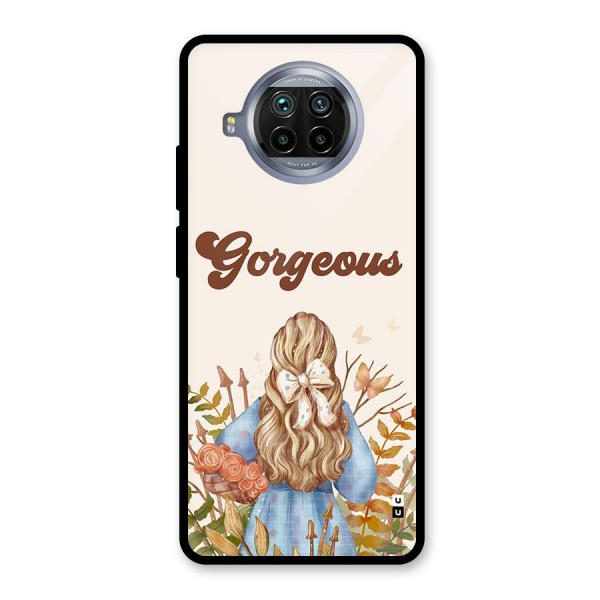 Gorgeous Girl Glass Back Case for Mi 10i
