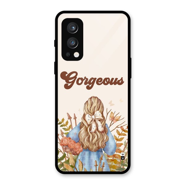 Gorgeous Girl Glass Back Case for OnePlus Nord 2 5G