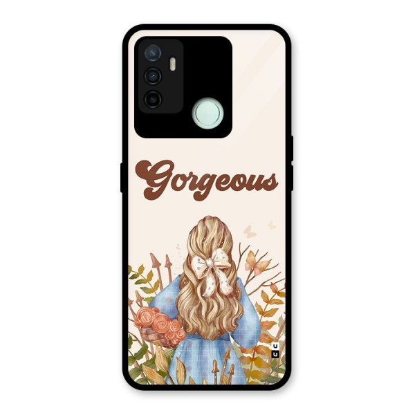 Gorgeous Girl Glass Back Case for Oppo A53