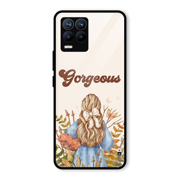 Gorgeous Girl Glass Back Case for Realme 8 Pro