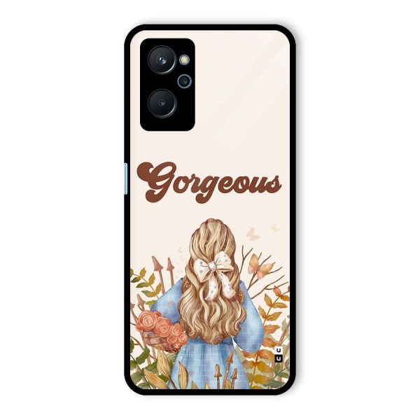 Gorgeous Girl Glass Back Case for Realme 9i