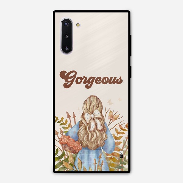 Gorgeous Girl Metal Back Case for Galaxy Note 10