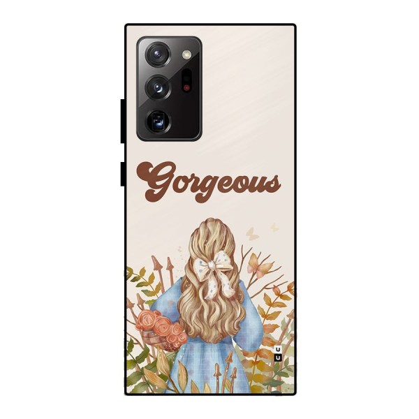 Gorgeous Girl Metal Back Case for Galaxy Note 20 Ultra