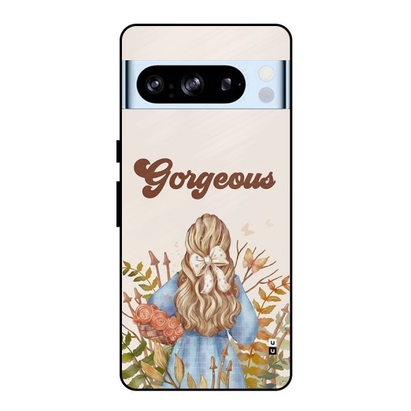 Gorgeous Girl Metal Back Case for Google Pixel 8 Pro