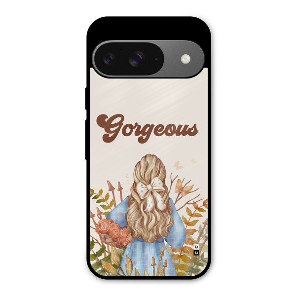Gorgeous Girl Metal Back Case for Google Pixel 9