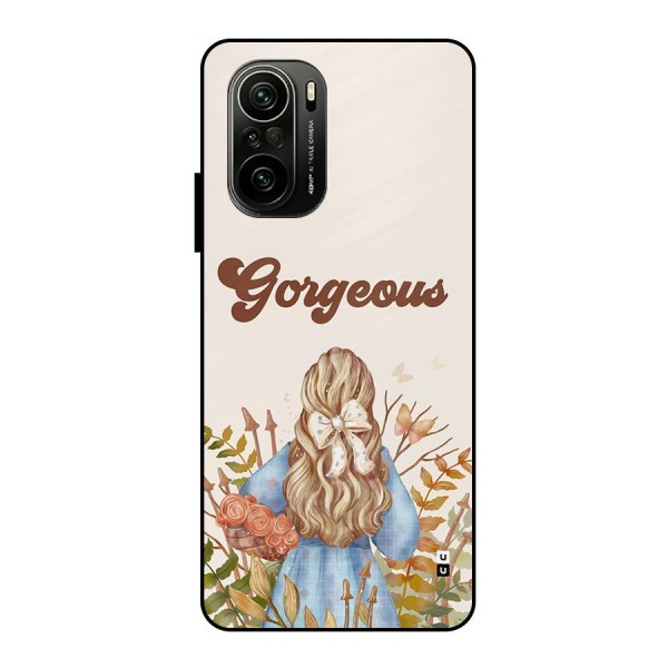 Gorgeous Girl Metal Back Case for Mi 11X Pro